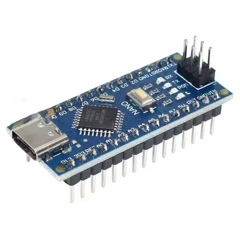 Photo of the breadboard