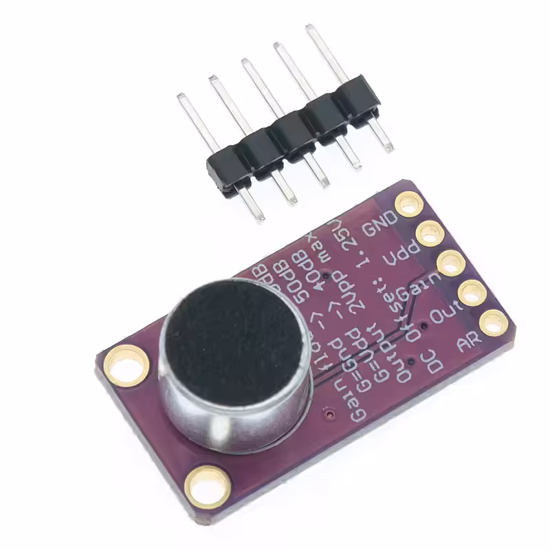Photo of the breadboard